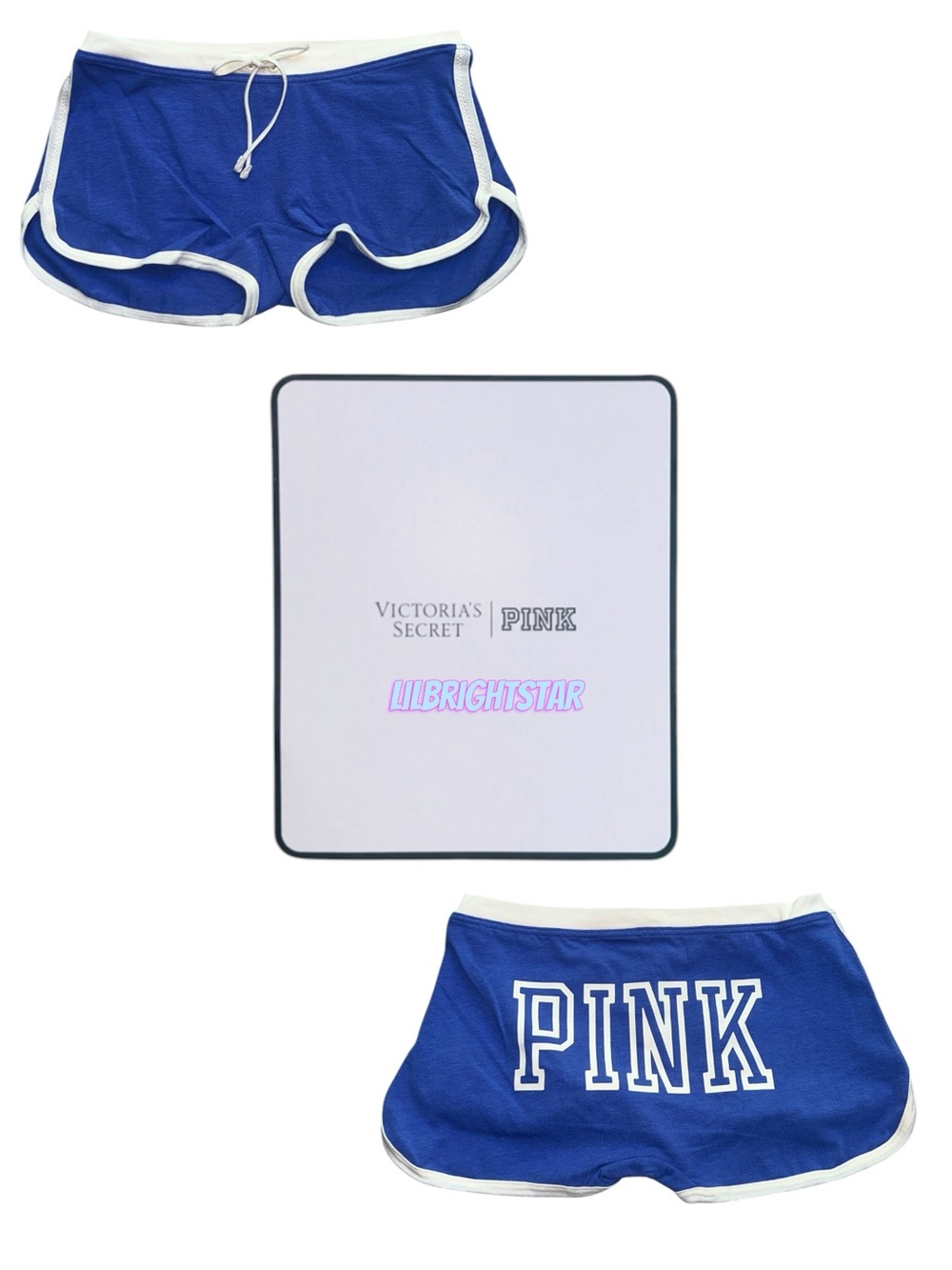 🆕💙 PINK Y2K Dorm Boyshorts Victoria’s Secret NWT